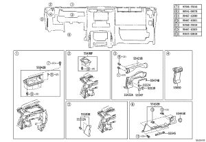 Fuse Box Cover 55545-35050 for Toyota FJ CRUISER