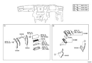 Snap Hook 55431-58080C0 for Lexus LM350