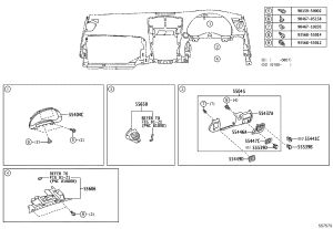 Dashboard Cover (Lower Left) 55606-53031 for Lexus IS F