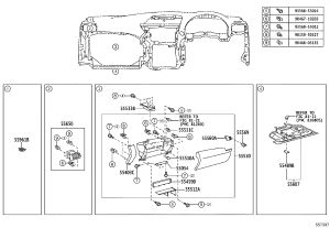 Dashboard Air Vent Left 55650-48070E0 for Lexus RX270
