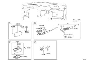 Instrument Panel Trim 55663-28140 for Toyota Previa
