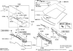 Front windscreen 56101-0Z510 for Toyota Corolla