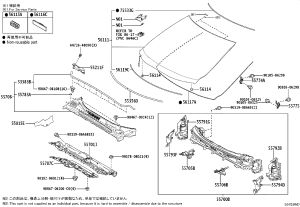 Front Windscreen 56101-48P10 for Lexus RX Series