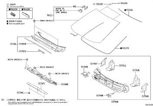 Front Windscreen 56101-46909 for Lexus RZ450E