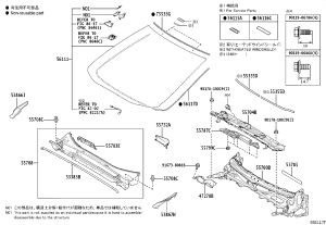 Front Windshield 56103-78913 for Lexus NX