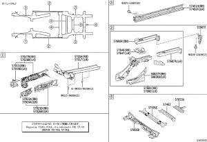 Left Front Side Member Bracket Sub-Assembly 57014-78010 for Toyota ALPHARD