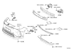 Front Bumper Left Mounting Bracket 57108-42040 for Toyota BZ4X