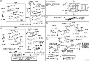 Front Longitudinal Beam Left 57112-48021 for Toyota Highlander