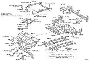 Floor Right Reinforcement 58221-60020 for Toyota 4RUNNER
