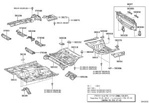 Rear panel 58307-06170 for Toyota Camry