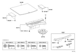 Aft Floor Panel No.3 58417-0R060 for Toyota RAV4