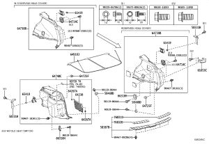 Trunk Trim Panel 58387-78010 for Lexus NX