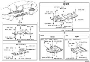 Rear Floor No.1 Board Subassembly 58401-30011 for Lexus GS SERIES