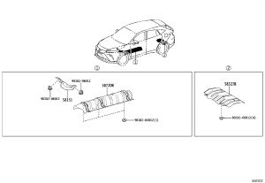 Engine Access Cover Assembly 58720-0R042 for Toyota Wildlander