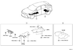 Engine Access Cover 58720-48021 for Lexus RX