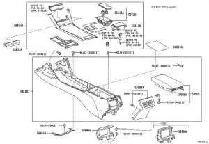 Center Console Trim Panel (Front) 58831-06240 for Toyota Camry