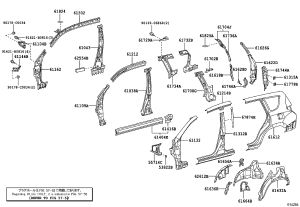 Outer Plate of Rear Wheel Housing Left 616320-R020 for Toyota RAV4