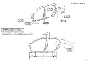 Rear Fender (Right) 61601-06340 for Toyota Camry