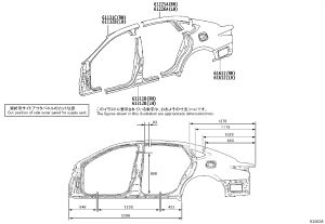Rear Fender Left 61602-50110 for Lexus LS