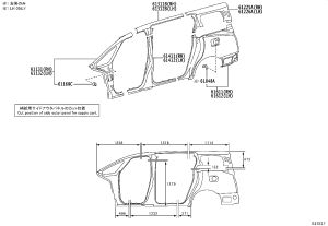 Rear Fender Left 61602-V2020 for Toyota ALPHARD