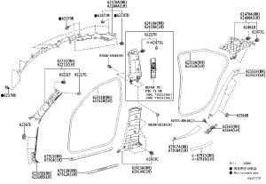 Snap Fastener 62566-30010 for Toyota ALPHARD
