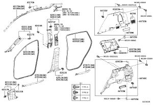 Bolt 90105-C0223 for Toyota RAV4