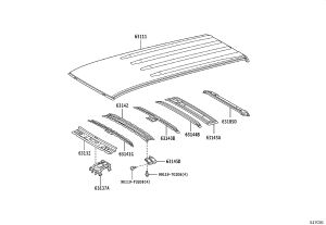 Outer Roof Panel 63111-KK040 for Toyota Fortuner