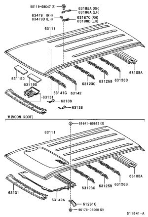 Roof Rack 63142-60901 for Toyota 4RUNNER