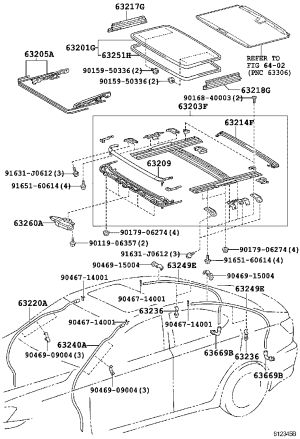 Sunroof Drain Hose 63220-30080 for Toyota Crown