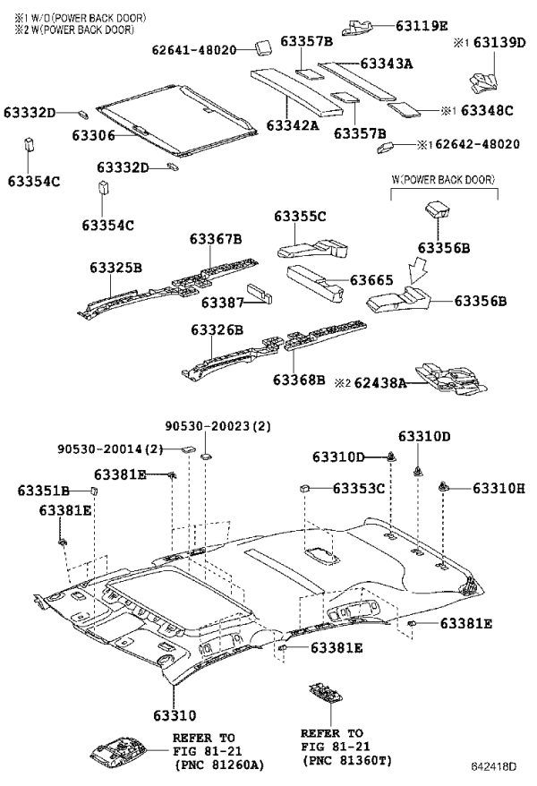 Sunroof Sunshade 63306-48140-A0 for Lexus RX