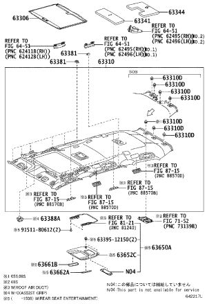 Sunshade for skylight 63306-6015A for Toyota Land Cruiser