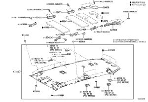 Roof Lining 63311-60810 for Toyota Land Cruiser