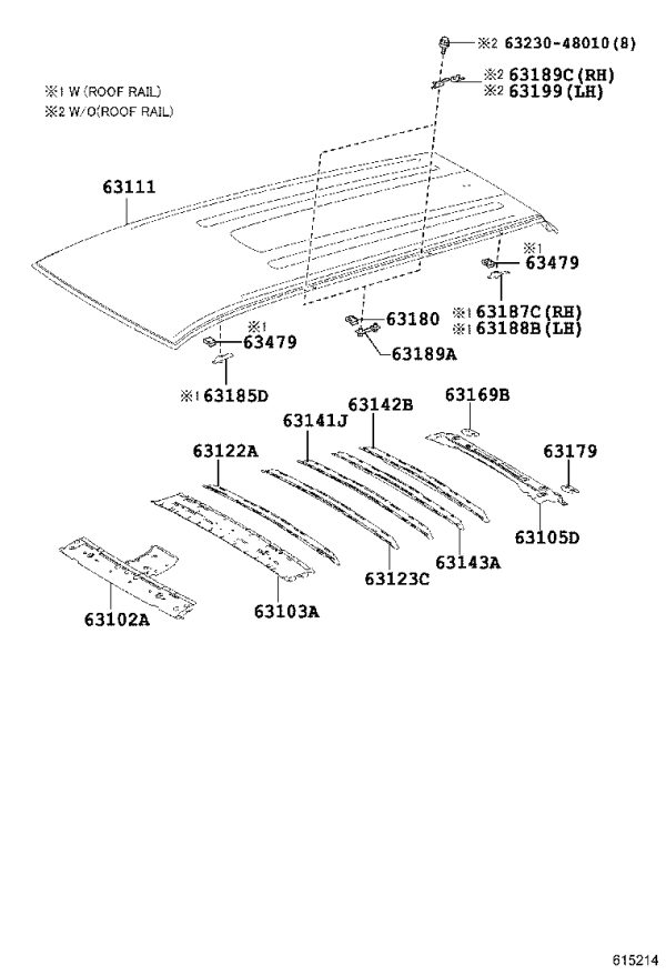 Snap Fastener 63479-48020 for Toyota Highlander