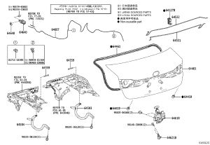 Rear Cover Lock Pin 64621-06070 for Toyota Camry