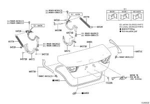 Back Door Dust Seal Retainer 75126-78010 for Toyota Alphard