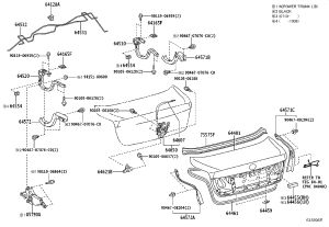 Tailgate Weatherstrip 64461-50040 for Lexus LS460