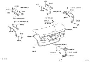 Rear Cover Lock Bolt 64620-50020 for Toyota Crown