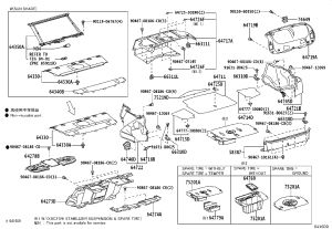 Trunk 2 Decorative Hook 64726-30040 for Toyota Crown