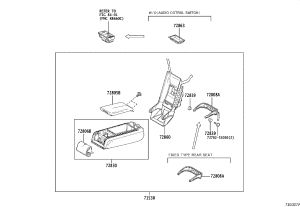 Rear Seat Cup Holder 66990-33020 for Lexus ES350