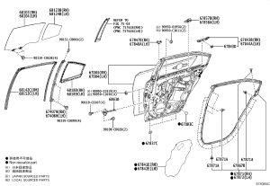 Rear Door Shell Left 67004-02620 for Toyota Levin
