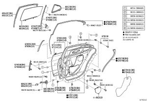 Rear Door Check Left 68640-50042 for Lexus LS460