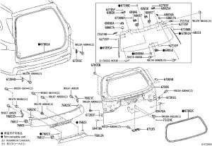 Tail cover 67005-0C170 for Toyota TUNDRA