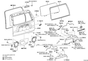 Rear Door Glass Outer Sealing Strip 68292-35041 for Toyota 4RUNNER