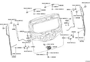 Tail Cover Elevating Sensor 84270-V2010 for Toyota Alphard