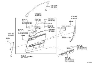 Snap Fastener 67771-30110 for Toyota Century