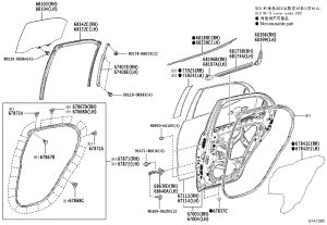 Snap Fastener 67867-52010 for Toyota AVALON