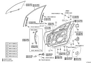 Front Door Check Right 68610-50042 for Lexus LS460