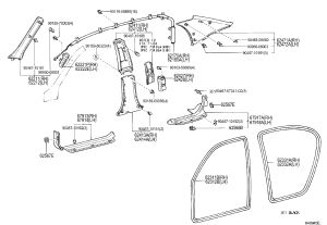 Rear Door Sill Trim Panel (RH) 67917-33040-A0 for Lexus ES300