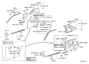 Snap Fastener 67921-32010 for Toyota Celica