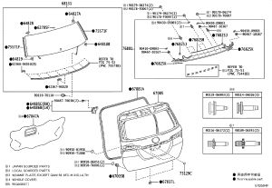 Rear Windshield 68105-0K430 for Toyota Fortuner
